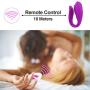 Vibrator for Couple,Rechargeable G spot & Clitoral Stimulator Vibrator with 10 Speed Dual Vibrations.Wireness Remote Control Sex Toy for Women Fun