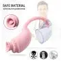MXJYB Cute Waterproof 7-Frequency Vibrating Suction bar Vǐ-rát r, Shirt Multi-Speed Clǐt r-ǐal Suck-ǐngToy MXJYB