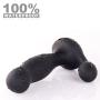 Anal Plug Vibrator Sex Toy, SHEQU Vibrating Prostate Massager Adult Toy with Wireless Controller Rechargeable Butt Stimulator with 10 Variable Vibration Mode for Men Women and Couples (Beryl Plug)