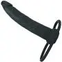 Silicone Double Penetration Cock Ring Penis Enhancer Dildo Sex Toy Silicone Double Penetration Cock Ring Penis Enhancer Dildo Sex Toy