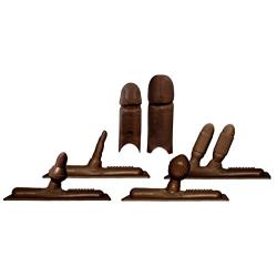 Sybian 6 Attachment Special - Finger, Double, G-Mini, G-Max, 2 RealLike Covers - Chocolate