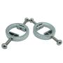 1 Pair Adjustable Stainless Steel Nipple Clamps Women Fetish Flirt Bondage Sex Toys