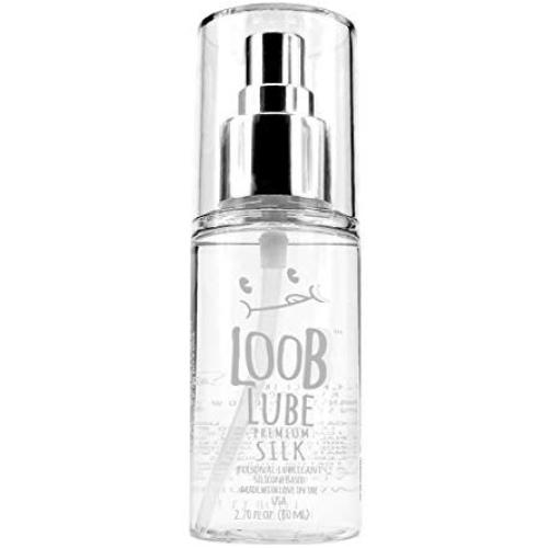 LOOBLUBE SILK - Silicone-based Lubricant made with pharmaceutical grade ingredients - Fragrance Free, Paraben Free, Glycerin Free, USA Made By Loob Lube, 2.7 OZ(80ml)