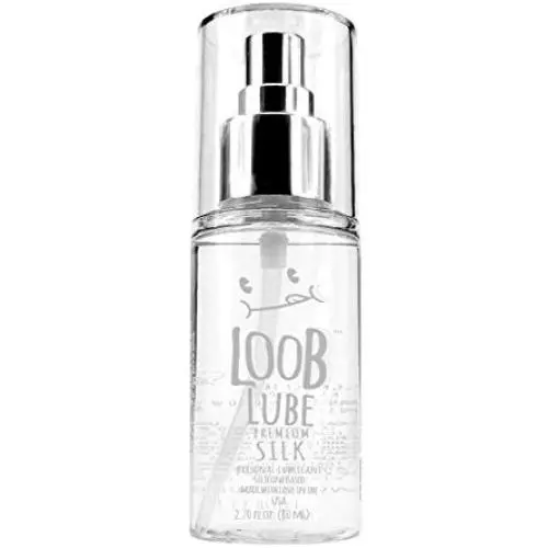 LOOBLUBE SILK - Silicone-based Lubricant made with pharmaceutical grade ingredients - Fragrance Free, Paraben Free, Glycerin Free, USA Made By Loob Lube, 2.7 OZ(80ml) LOOBLUBE SILK - Silicone-based Lubricant made with pharmaceutical grade ingredients - Fragrance Free, Paraben Free, Glycerin Free, USA Made By Loob Lube, 2.7 OZ(80ml)