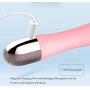 Cordless USB Cable Rechargeable 10 Speed Wireless Pleasure Quiet Soft Magnetic Charging Port Waterproof Vǐbrǎtǒr High Quality Recovery Effect for Body Thrusting -Pink