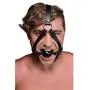 Strict Leather Head Harness with Inch Ball Gag