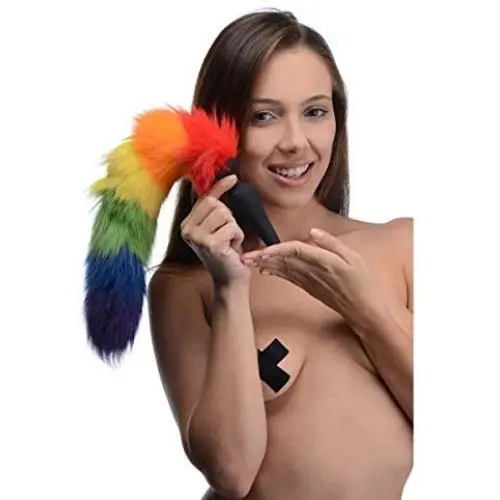 Tailz Rainbow Tail Anal Plug Tailz Rainbow Tail Anal Plug