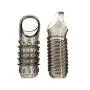 2 PCS/Set Silicone Reusable Pênis Sleeve Flexible Glans Sleeve Pênis Enlargement Extender for Men