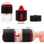 SHOOPPEE 2-in-1 Throat Automatic Piston Telescopic Rotate Six Toys Hands Free Oral Sucking Cup Endless Pleasure Toys for Men Relax Muscle,Sexy Underwear T-Shirt
