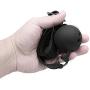 YJCN All-Stars Band Hole Lock Buckle Black Silica Gel Mouth Massager,Soft Leather Harness Massager Or Explorer Training Massager Tool