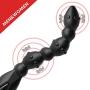 Vibrating Anal Beads Vibrator with Dual Motors, Flexible Silicone Butt Plug Prostate Massager with 10 Powerful Vibrations, Fondlove Anal Sex Toy for Gay Couples and Solo Masturbation