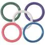 Spartacus Rubber Cock Ring, 1.25", 5 Multicolor Pack Spartacus Rubber Cock Ring, 1.25", 5 Multicolor Pack