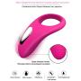 Vibrating Cock Ring with Wireless Control,Waterproof USB Rechargeable Penis Ring Vibrator,Sex Toy for Male Female or Couples