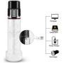 Rechargeable Penis Pump ED Vacuum Pump with 4 Suction Power for Mens Sexual Enhancement, PALOQUETH 2 in 1 Erection Pump with Male Masturbation Sleeve for Oral Sex, 12.3 inch