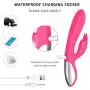 Acvioo Handheld Cordless Wand Massager,Whisper Quiet Waterproof USB Rechargeable Powerful 10 Mode to Relieve Muscle Soreness