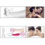 Love Fly Crystal Condom Cover Enlarger Extender Reusable Condom Sleeve Case Pumps Enlargers for Men Women and Couples New