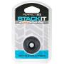 Perfect Fit Stackit Cock Ring - Black