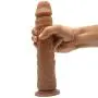 InvincibleFun Lifelike Devil 9.5in Silicone Toy Wand for Beginners, Soft No Distinct Smell, Strong Suction Cup for Hands-Free Play Swell