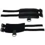 Men Leather Cock Rings Penis Stretcher Strap Ball Stretcher Penis Exercise Weight Tensioner Lock Ring Metal Ball Heavy Weight Hanger