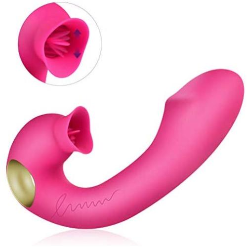 Clitoral Vibrator Silicone Clitoris Stimulator UTIMI Rechargeable Dildo Vibrator G Spot Massager with 10 Modes Adult Sex Toys for Women and Couple