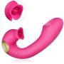 Clitoral Vibrator Silicone Clitoris Stimulator UTIMI Rechargeable Dildo Vibrator G Spot Massager with 10 Modes Adult Sex Toys for Women and Couple