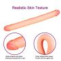 KIFDDSAZ Dî`Ld.ɔS 18.15 in Double-Ended Headed Huge Flexible Dual Density Rod Handheld Body Massage Wand Waterproof