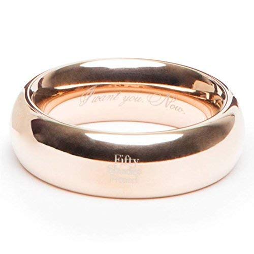 Love Honey Fifty Shades Freed I Want You Now Steel Love Ring, 1 Count