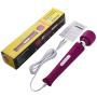 iLuxjoy FDA Approved Handheld Wand Massager, Deep Tissue Massager 10-Speed Vibrations Relieves Muscle Tension Body Aches Pains Sports Recovery(Purple)
