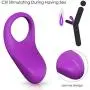 Luckly77 Male Purple Pennis Rings for Erection Enhancer Vibration Ring Male Penis Delay Ring Jeans Sunglass