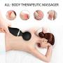 Wireless Design Handheld Massager - 9 Frequency Modes - Used to Relieve Body Muscle Soreness - Waterproof Whisper Quiet (Black)