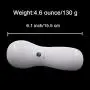 Mini Massager, Handheld Massager for Your Face, Shoulder, Neck, Arms, Legs and Abdomen, Perfect for Muscle Aches and Personal Sports Recovery, Battery Powered,White Mini Massager, Handheld Massager for Your Face, Shoulder, Neck, Arms, Legs and Abdomen, Perfect for Muscle Aches and Personal Sports Recovery, Battery Powered,White