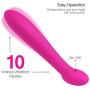 Personal Power Massager for Relaxation,10 Modes,Rosy