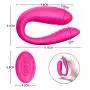 G-Spot Couples Vibrator for Clitoris Stimulation with 10M Remote Control,10 Suctions&Vibrations Nipple Anal Vagina Sucking Vibrator with Dual Motors,Adult Sex Toys for Women (Pink)