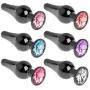 yunestry Aluminium Alloy Butt Plùg Anâl Stímulatión Anus Six Toy for Wömén Mên -Red