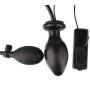 Yiwa Anal Dilator Natural Latex Inflatable Vibrating Butt Plug Vibrator Stimulator