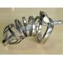 QJFZC-Chástí-ty Beít Cǒck Lock Male T-Shirt Chasteness Equipment Comfortable Sleek Hypoallergenic Stainless Steel (Size : 50mm)