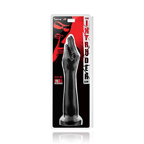 Ignite Intruder Hand with Arm Dildo, Black