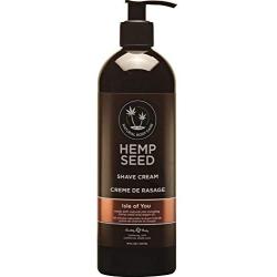Earthly Body Earthly Body Hssk252 Hemp Seed Shave Cream Isle of You Shave Cream 16oz
