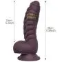 7.1 Inch Dildo Lifelike Realistic Penis with Handsfree Suction Cup Cock Dong Anal Sex Toys for Female Masturbation(Brown)
