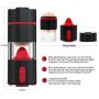 SHOOPPEE 2-in-1 Throat Automatic Piston Telescopic Rotate Six Toys Hands Free Oral Sucking Cup Endless Pleasure Toys for Men Relax Muscle,Sexy Underwear T-Shirt
