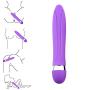 Luseeo Clǐtoral Suckǐng Vǐbrator Handheld Waterproof Portable Electric Vib Flower Massager, Facial Eye Mini Massager Purple