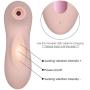 Clitoral Nipple Sucking Vibrator, Xocity, Oral Sex Vibrator with 10 Sucktion Vibration Modes, Clit Nipple Simulator Adults Sex Toy for Women Female Couples, Light Pink