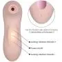 Clitoral Nipple Sucking Vibrator, Xocity, Oral Sex Vibrator with 10 Sucktion Vibration Modes, Clit Nipple Simulator Adults Sex Toy for Women Female Couples, Light Pink
