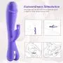 Utimi Rabbit vibrator for Women Rechargeable G Spot Vibrator Waterproof Clitoral Stimulator Sex Toy for Couples Purple Utimi Rabbit vibrator for Women Rechargeable G Spot Vibrator Waterproof Clitoral Stimulator Sex Toy for Couples Purple
