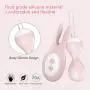 iBall Bullet Egg Vibrator, Dual Vibrating Love Egg Wireless with Remote Control, Silicone G Spot Wand Massager Dildo Cordless with Multiple Play Methods for Women and Couples