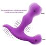 Prostate Massager, Anal Plug Sexual Vibrator with 2 Powerful Motors Multi Stimulation Modes for Men P-spot Anus and Womens’ Clitoris G-spot, Purple