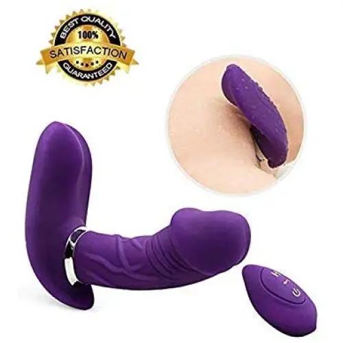 7-Speed Wireless Wearable Waterproof Víbrátór for Women,Purple 7-Speed Wireless Wearable Waterproof Víbrátór for Women,Purple