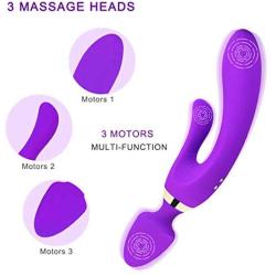 Family Fitness Muscle Rolling Massage Tool - Relieves Deep Tissue Muscle Soreness and Exercise Recovery (Purple)