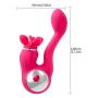 Tongue Toys for Sex Arrival 7 Speed G Spot Vibrator Rechargeable 8 Speed Rotation Tongue Licking Clitoris Stimulator Sex Toys for Woman