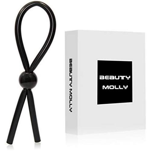 Beauty Molly Black Adjustable Penis Tie adult toys Erection Enhancin Cock Ring sex toys